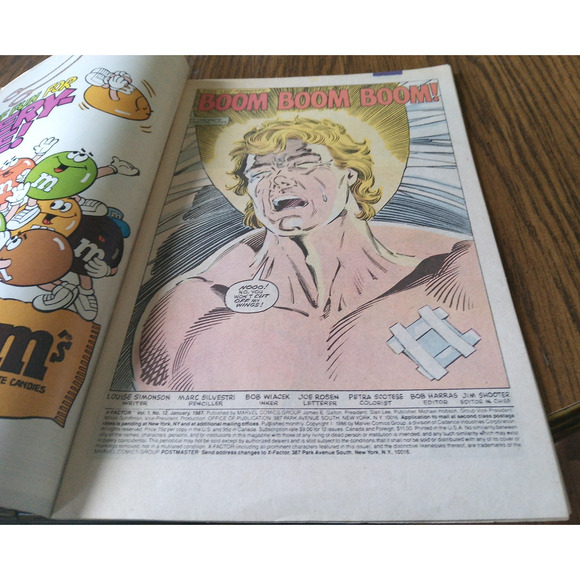 X-Factor #12 (January 1987 Marvel Comics) - Picture 3 of 3